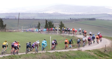 Strade Bianche gravel cycling race