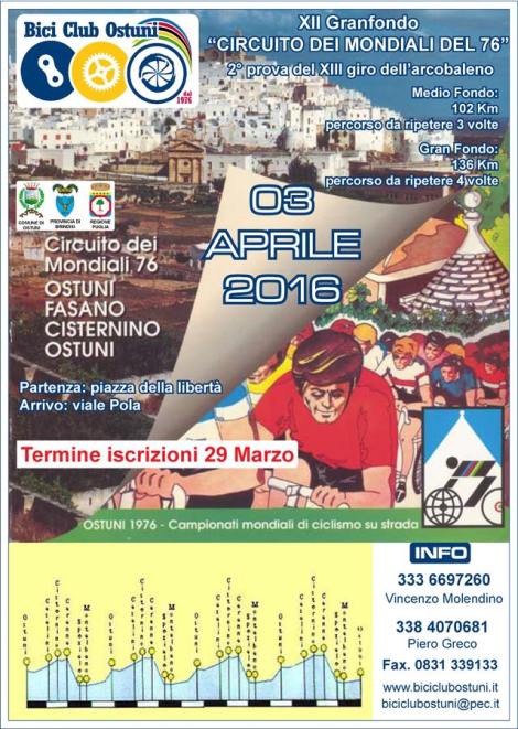 Locandina GF Circuito Mondiali 76 - 2016