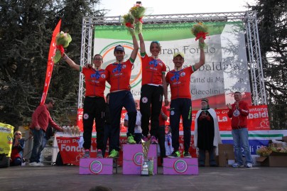 Garibaldina 2016 i quattro vincitori Marzano, Pezzano, Cesaro e Cairo