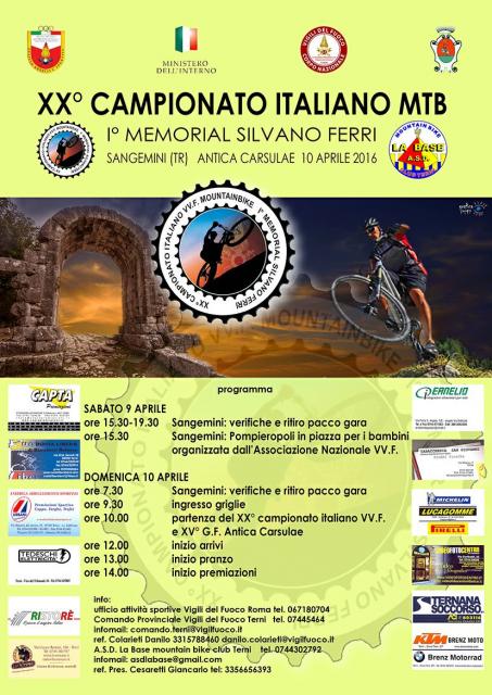 Tricolore VVFF SAn Gemini mtb 10042016