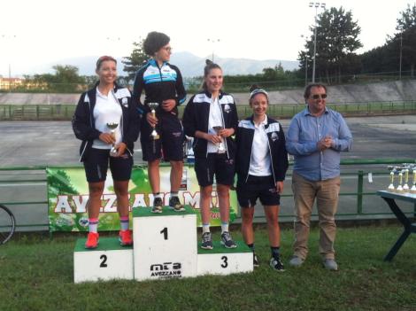 coppa abruzzo pista 2016 Avezzano le juniores Dorica Amazzoni