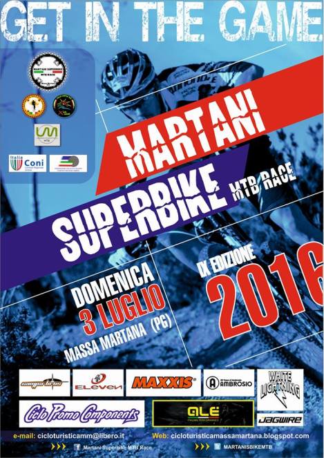 Locandina Martani Superbike Mtb Race 03072016