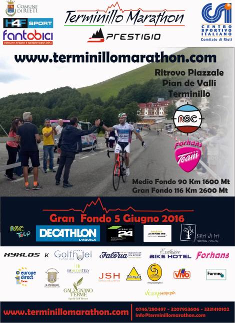 Locandina Terminillo Marathon 05062016